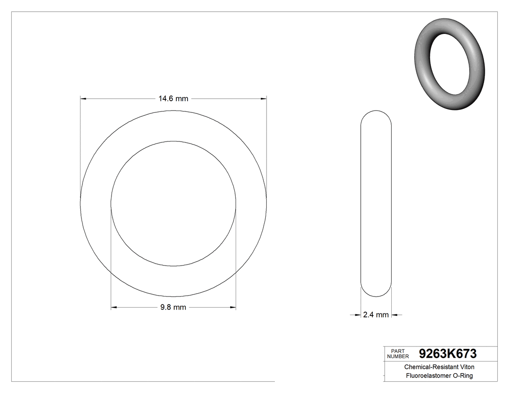 Technical drawing - 9263K673